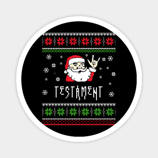 testament santa metal Magnet